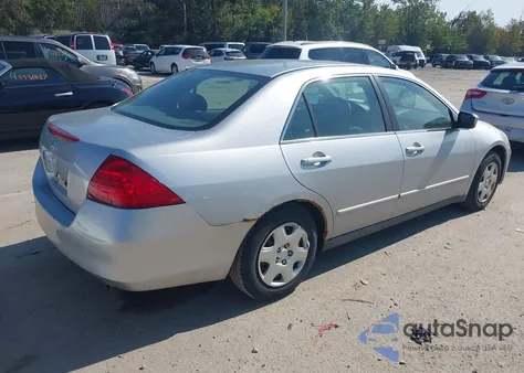2007 Honda Accord 2.4 Lx from USA, damaged, VIN 1HGCM56467A220810